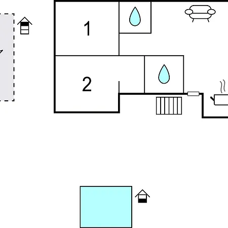 Апартаменты Two-bedroom In