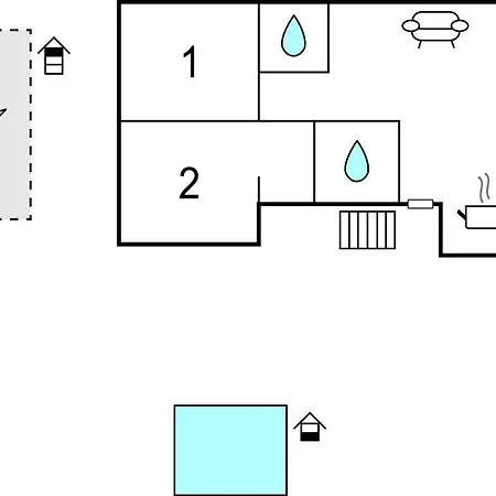 Two-bedroom In Verunic 아파트